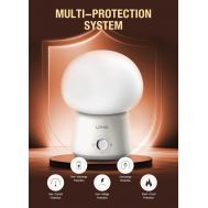 LDNIO LED φωτιστικό νυκτός Y4, RGB, ρυθμιζόμενο, επαναφορτιζόμενο, λευκό | Λάμπες - Λαμπτήρες - Φωτιστικά στο smart-tech.gr