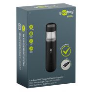 GOOBAY 2 σε 1 σκουπάκι χειρός & air duster 77829, 120W, 6000mAh, μαύρο | Μηχανήματα - Πολύμετρα στο smart-tech.gr