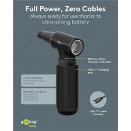 GOOBAY ηλεκτρικό air duster 77830, 100W, 6000mAh, μαύρο | Μηχανήματα - Πολύμετρα στο smart-tech.gr