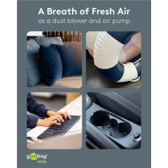 GOOBAY ηλεκτρικό air duster 77830, 100W, 6000mAh, μαύρο | Μηχανήματα - Πολύμετρα στο smart-tech.gr