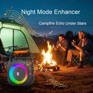 JYX φορητό ηχείο T26-T με 2x μικρόφωνα, 20W, 4000mah, LED, μαύρο | ΗΧΕΙΑ στο smart-tech.gr