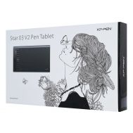 XP-PEN ταμπλέτα σχεδίασης με γραφίδα Star 03 V2, 228.8x152.6mm, μαύρο | TABLETS στο smart-tech.gr