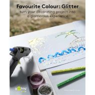 GOOBAY ράβδοι σιλικόνης 77855, Φ11mm x 200mm, glitter διάφορα χρώματα, 10τμχ | Κολλητήρια - Συγκόλληση στο smart-tech.gr
