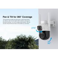 VSTARCAM smart ηλιακή κάμερα BG622DR, dual lens, 2MP, 4G, SD, PTZ, IP66 | Διαδικτυακές IP Κάμερες στο smart-tech.gr