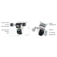VSTARCAM smart ηλιακή κάμερα CB621SR, triple lens, 2MP, WiFi, SD, PTZ, IP66 | Διαδικτυακές IP Κάμερες στο smart-tech.gr