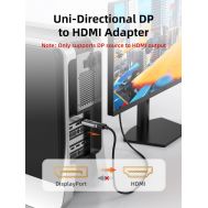 CABLETIME αντάπτορας DisplayPort σε HDMI CT-DMHF4K-AG6, 4K/60Hz, γκρι | Λοιπά Καλώδια, Adaptors & Μετατροπείς στο smart-tech.gr