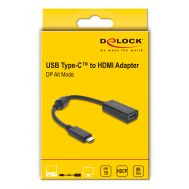 DELOCK αντάπτορας USB-C σε HDMI 61085, 8K/60Hz, μαύρος | Καλώδια USB-C (Type-C) στο smart-tech.gr