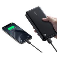 USAMS power bank CD254, 2x θύρες εξόδου, 20000mAh, 10W, μαύρο | POWER BANKS στο smart-tech.gr