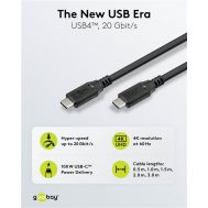 GOOBAY καλώδιο USB-C 74198, USB4, 100W, 20Gbps, 4K/60Hz, 3m, μαύρο | Καλώδια USB-C (Type-C) στο smart-tech.gr