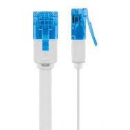 GOOBAY καλώδιο δικτύου 96303, CAT 6A U/UTP, flat, 500MHz, Copper, 0.5m, λευκό | Καλώδια δικτύου στο smart-tech.gr