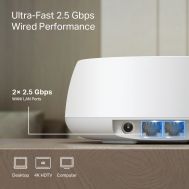 TP-LINK Home Mesh WiFi 7 System Deco BE25, 3600Mbps ΒΕ3600, V1.0, 2τμχ | Access Points - WiFi Extenders στο smart-tech.gr