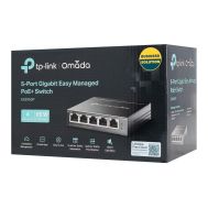 TP-LINK easy managed switch ES205GP, 5x Gigabit θύρες, PoE+, V1.0 | Switches στο smart-tech.gr