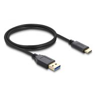 DELOCK καλώδιο USB-C σε USB 83870, 10Gbps, 1m, μαύρο | Καλώδια USB-C (Type-C) στο smart-tech.gr