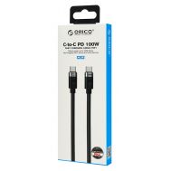 ORICO καλώδιο USB-C C2CZ, 100W, 480Mbps, 1m, μαύρο | Καλώδια USB-C (Type-C) στο smart-tech.gr