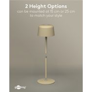GOOBAY επιτραπέζιο φωτιστικό 77678, 3000K, dimmable, επαναφορτιζόμενο, μπεζ | Λάμπες - Λαμπτήρες - Φωτιστικά στο smart-tech.gr