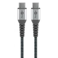 GOOBAY καλώδιο USB-C 79559, 60W, 480Mbps, 0.15m, μαύρο | Καλώδια USB-C (Type-C) στο smart-tech.gr