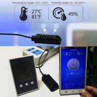 SONOFF Aισθητήρας θερμοκρασίας και υγρασίας SI7021, WiFi, 2.5mm, μαύρο | Ανιχνευτές Aερίων, Nερού και Kαπνού στο smart-tech.gr