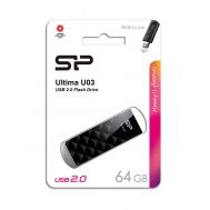 SILICON POWER USB Flash Ultima U03, 64GB, USB 2.0, μαύρο | USB FLASH DRIVES - STICKS στο smart-tech.gr