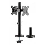 BRATECK Βάση γραφείου LDT40-G02 για 2 οθόνες 17" - 32", 8kg | Βάσεις Γραφείου για Οθόνες & Monitors  στο smart-tech.gr