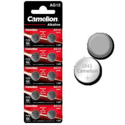 LR43-AG12-BP10 ΜΠΑΤΑΡΙΑ CAMELION ΑΛΚΑΛΙΚΗ 10τμχ. CAMELION | ΑΛΚΑΛΙΚΕΣ ΜΠΑΤΑΡΙΕΣ ΚΟΥΜΠΙΑ στο smart-tech.gr