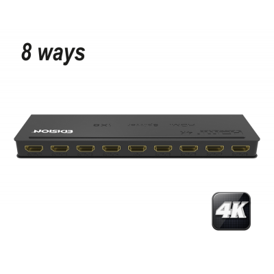 4K HDMI Splitter 1x8 | HDMI SPLITTER στο smart-tech.gr