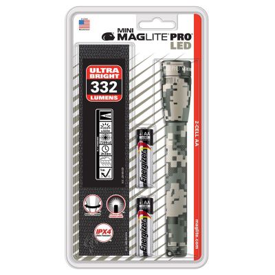 SP2PMRH Φακός MINI MAGLITE PRO 2x AA LED καμουφλάζ | Φακοί MAGLITE στο smart-tech.gr