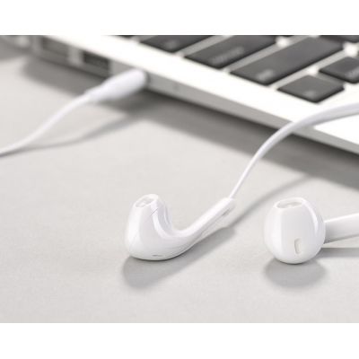 Hands Free Hoco M39 Rhyme Sound Earphones Stereo 3.5mm Λευκά με Μικρόφωνο και Πλήκτρο Λειτουργίας | Ακουστικά με μικρόφωνο (Handsfree) στο smart-tech.gr