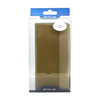 Θήκη Book Ancus Magnetic Canvas για Xiaomi Mi 9 TPU Χρυσαφί | Θήκες προστασίας για κινητά στο smart-tech.gr