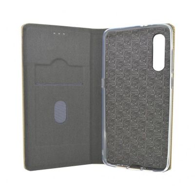 Θήκη Book Ancus Magnetic Canvas για Xiaomi Mi 9 TPU Χρυσαφί | Θήκες προστασίας για κινητά στο smart-tech.gr