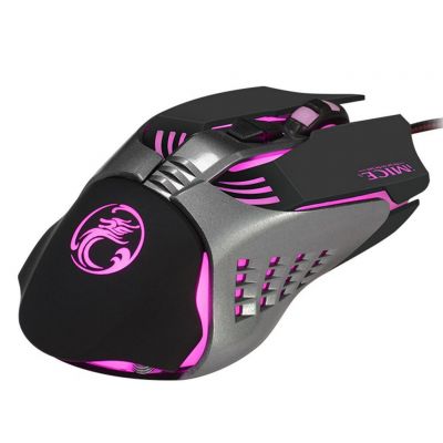 Ενσύρματο Ποντίκι iMICE V5 Gaming 7D με 7 Πλήκτρα, 3200 DPI, Multimedia και LED Φωτισμό. Μαύρο | GAMING Ποντίκια στο smart-tech.gr