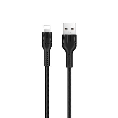 Καλώδιο σύνδεσης Hoco U31 Benay Braided με Νάυλον Κορδόνι USB σε Lightning 2.4A Μαύρο 1,2m | ΚΑΛΩΔΙΑ & ADAPTORS στο smart-tech.gr