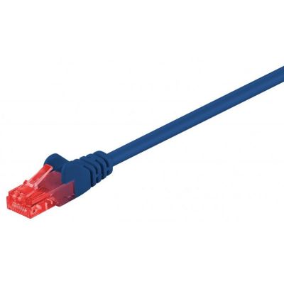 GΟOBAY καλώδιο UTP Cat 6 68432, CCA, 24AWG, PVC, 0,5m, μπλε | Καλώδια δικτύου στο smart-tech.gr