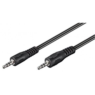 GOOBAY καλώδιο ήχου 3.5mm 50430, 3 pin stereo, 5m, μαύρο | Λοιπά Καλώδια, Adaptors & Μετατροπείς στο smart-tech.gr