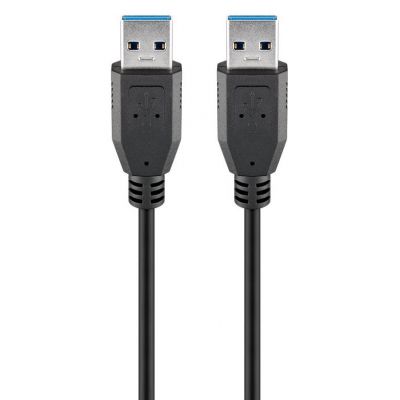 GOOBAY καλώδιο USB 3.0 SuperSpeed 93928, 5 Gbit/s, 0.5m, μαύρο | ΕΠΙΤΟΙΧΙΟΙ ΦΟΡΤΙΣΤΕΣ USB & ΚΑΛΩΔΙΑ ΦΟΡΤΙΣΗΣ στο smart-tech.gr