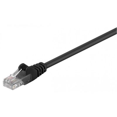 GΟOBAY καλώδιο UTP Cat 5e 68643, CCA, 27AWG, PVC, 0,5m, μαύρο | Καλώδια δικτύου στο smart-tech.gr