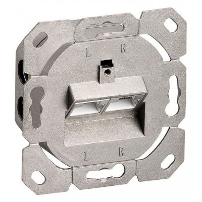 GOOBAY επιτοίχια πρίζα CAT 6a 68572, 2x RJ45, 80x80mm, λευκή | ΗΛΕΚΤΡΟΛΟΓΙΚΟΣ ΕΞΟΠΛΙΣΜΟΣ στο smart-tech.gr