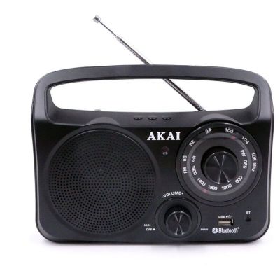 Akai APR-85BT Φορητό αναλογικό ραδιόφωνο με Bluetooth, USB και Aux-In | ΡΑΔΙΟΦΩΝΑ στο smart-tech.gr