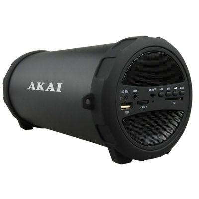 Akai ABTS-11B Φορητό ηχείο Bluetooth με ραδιόφωνο USB, Aux-In και κάρτα SD – 10 W | Φορητά ασύρματα ηχεία Bluetooth στο smart-tech.gr