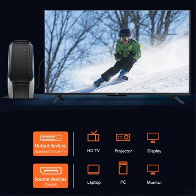 CABLETIME καλώδιο Displayport σε VGA AV585, 1080p, 3m, μαύρο | Λοιπά Καλώδια, Adaptors & Μετατροπείς στο smart-tech.gr
