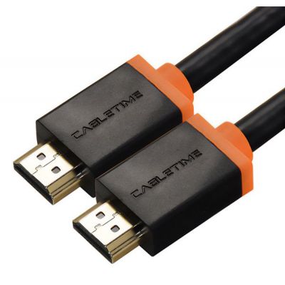 CABLETIME καλώδιο HDMI 2.0 AV540, 4k/60hz, 3m, μαύρο | Λοιπά Καλώδια, Adaptors & Μετατροπείς στο smart-tech.gr
