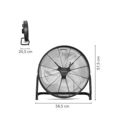 Ανεμιστήρας δαπέδου μεταλλικός 120w 50cm TVM20D TROTEC Μαύρος Trotec | Ανεμιστήρες στο smart-tech.gr