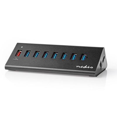 NEDIS UHUBUP3810BK | ΣΤΑΘΜΟΙ ΣΥΝΔΕΣΗΣ (USB HUB - BLUETOOTH) στο smart-tech.gr
