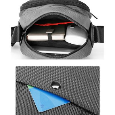 ARCTIC HUNTER τσάντα ώμου K00063-GY, αδιάβροχη, γκρι | Τσάντες & Σακίδια καθημερινής χρήσης στο smart-tech.gr