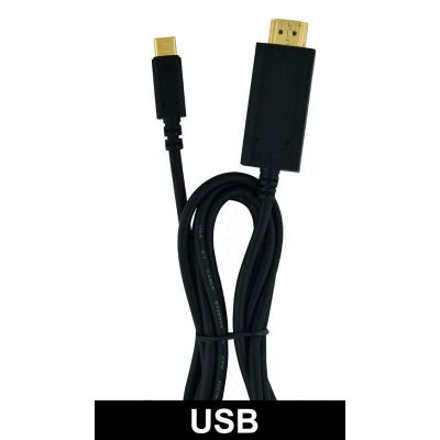Heitech 09001491 Kαλώδιο USB Type-C σε 4Κ HDMI αρσενικό 1.8 m | Καλώδια HDMI στο smart-tech.gr