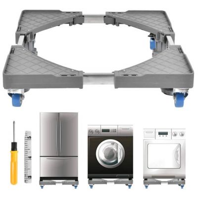 Βάση λευκών συσκευών TOOL-0072, με ρόδες, ρυθμιζόμενη, max 400kg, γκρι | ΟΙΚΙΑΚΟΣ ΕΞΟΠΛΙΣΜΟΣ στο smart-tech.gr