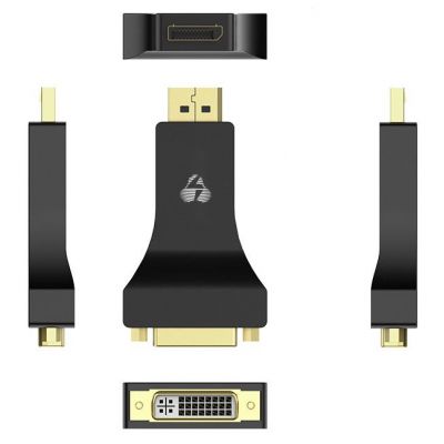 POWERTECH αντάπτορας DisplayPort σε DVI CAB-DP063, Passive, 4K, μαύρος | Λοιπά Καλώδια, Adaptors & Μετατροπείς στο smart-tech.gr
