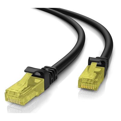 POWERTECH καλώδιο U/UTP Cat 5e CAB-N264, copper 26AWG 0.4mm, 0.5m, μαύρο | Καλώδια δικτύου στο smart-tech.gr