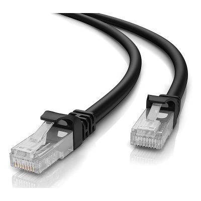 POWERTECH καλώδιο U/UTP Cat 5e CAB-N254 copper 26AWG 0.4mm, 0.25m, μαύρο | Καλώδια δικτύου στο smart-tech.gr