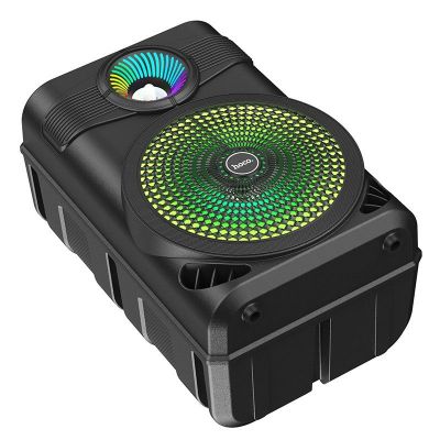 Φορητό Ηχείο Wireless Hoco BS46 Mature Karaoke  Μαύρο V5.0 10W, 1800 mAh, FM, USB & AUX θύρα, Micro SD και Μικρόφωνο | Φορητά Ασύρματα Ηχεία Bluetooth στο smart-tech.gr