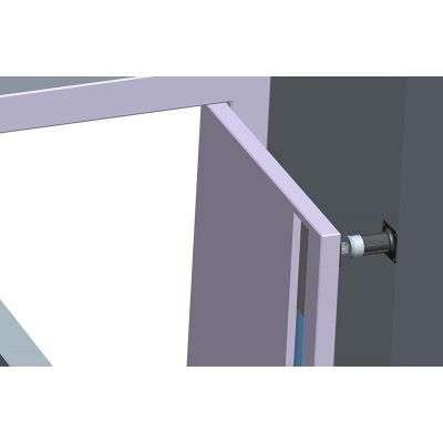 YLI ELECTRONIC επιτοίχια βάση συγκράτησης πόρτας YD-602L, 180kg | Κάρτες - Tags στο smart-tech.gr